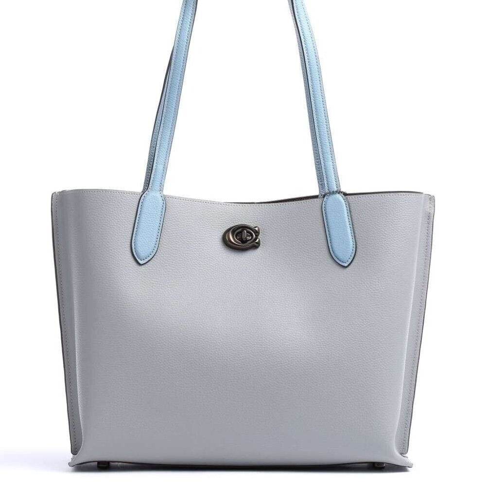 Coach Willow Tote In Colorblock Style No. C0692